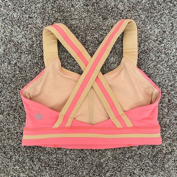 lululemon athletica Other - lululemon sports bra size 4 pink or orange